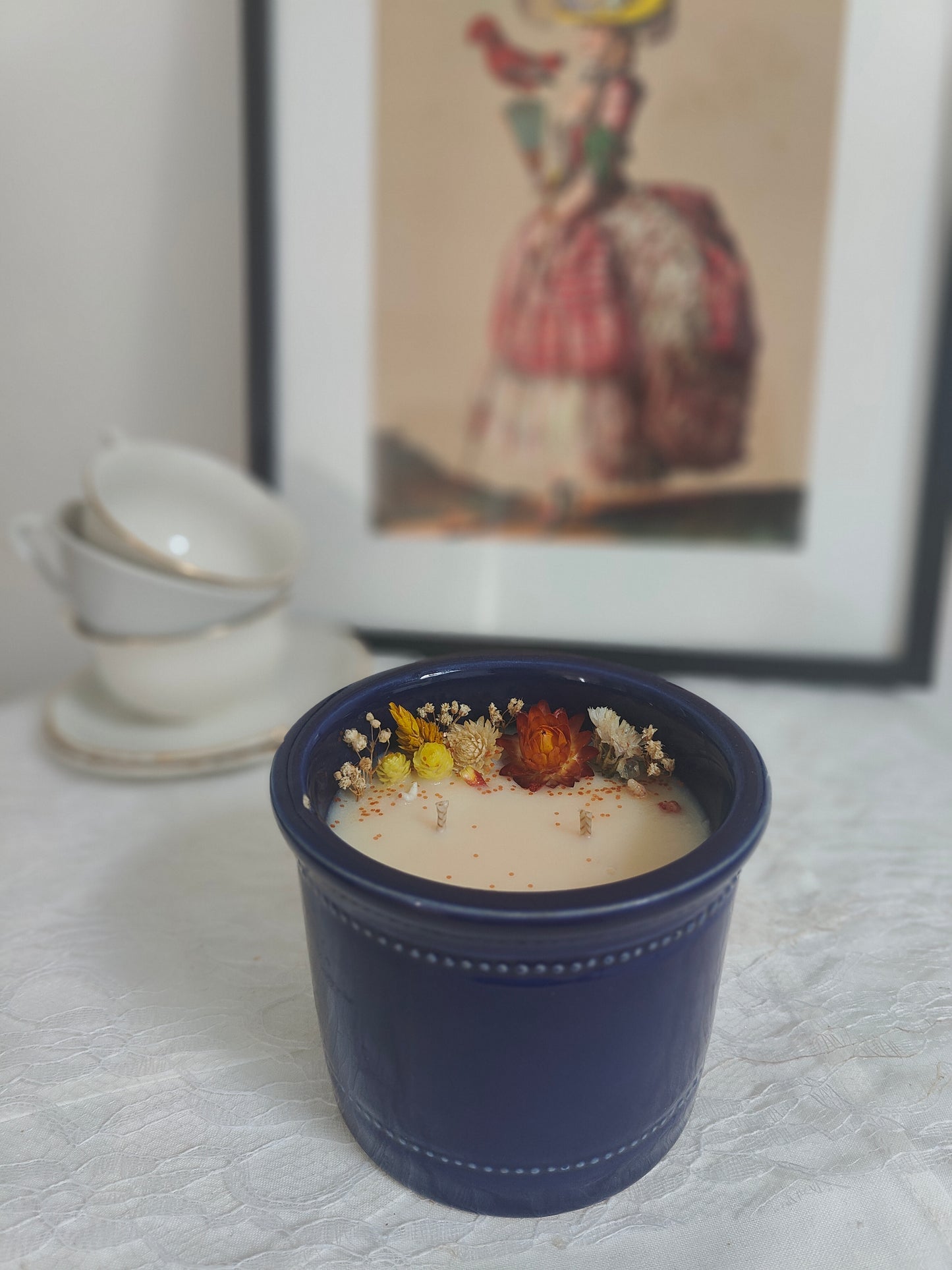 Bougie Marguerite - Mojito glacé