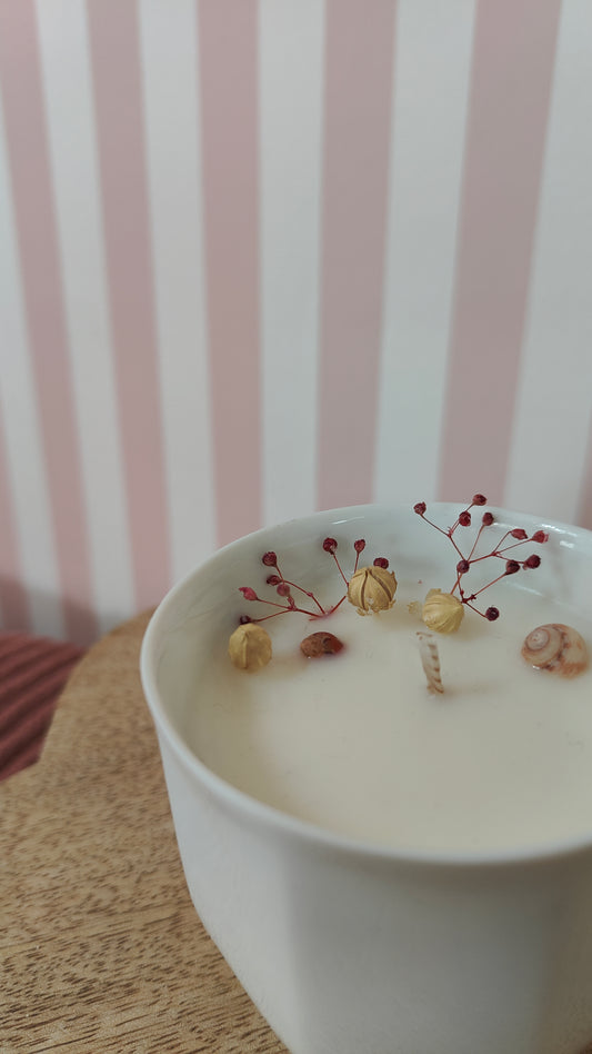 Bougie Aimée - Clémentine-Monoï