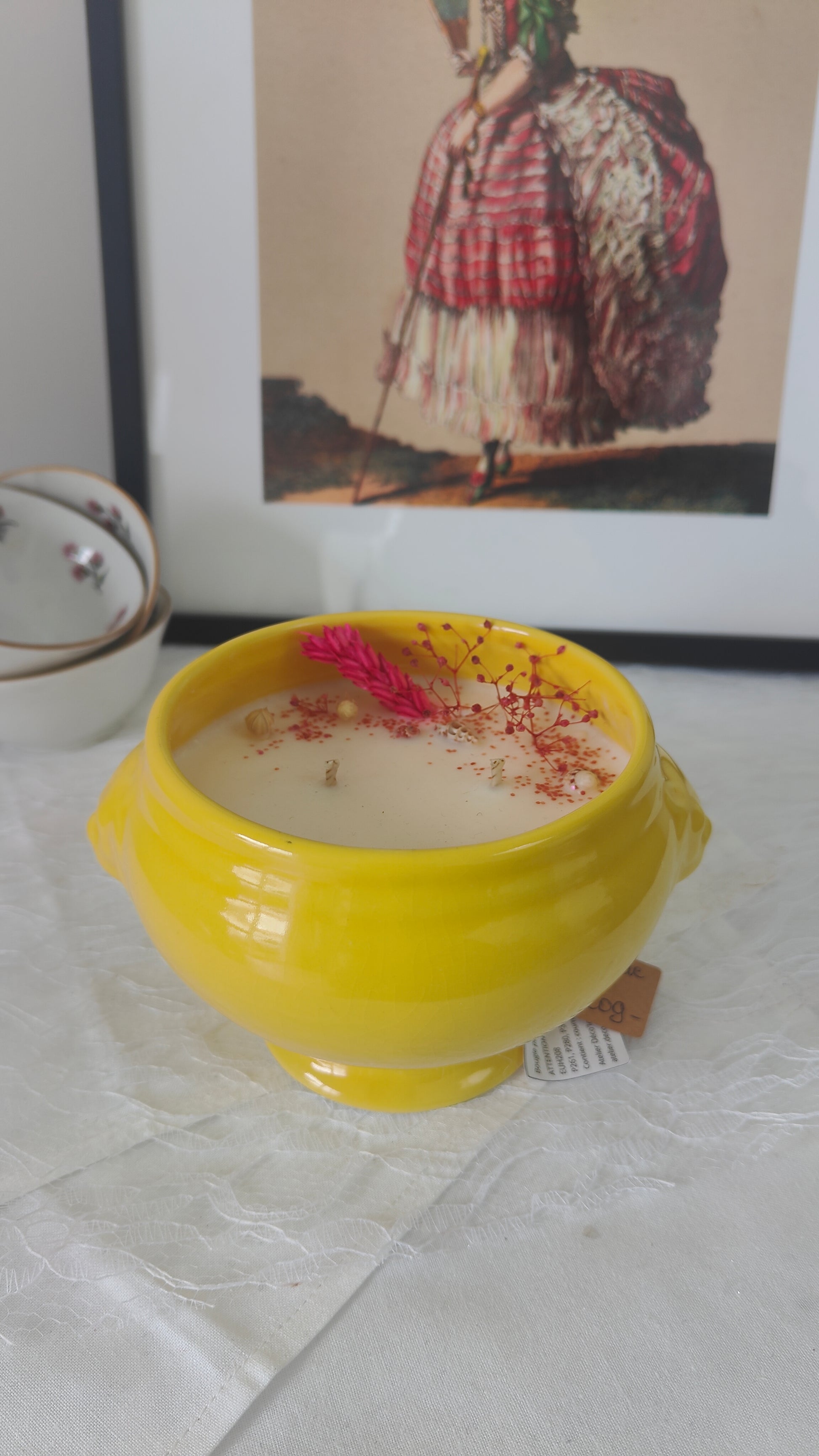 Bougie d'été noix de coco