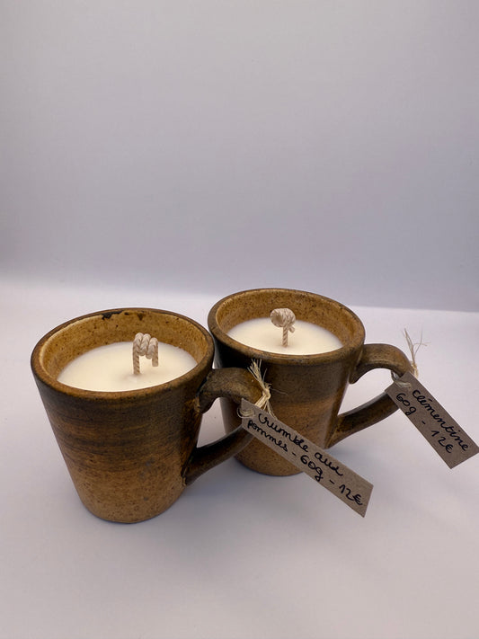 Bougies Ginette et Georgette - Clémentine et Crumble aux pommes